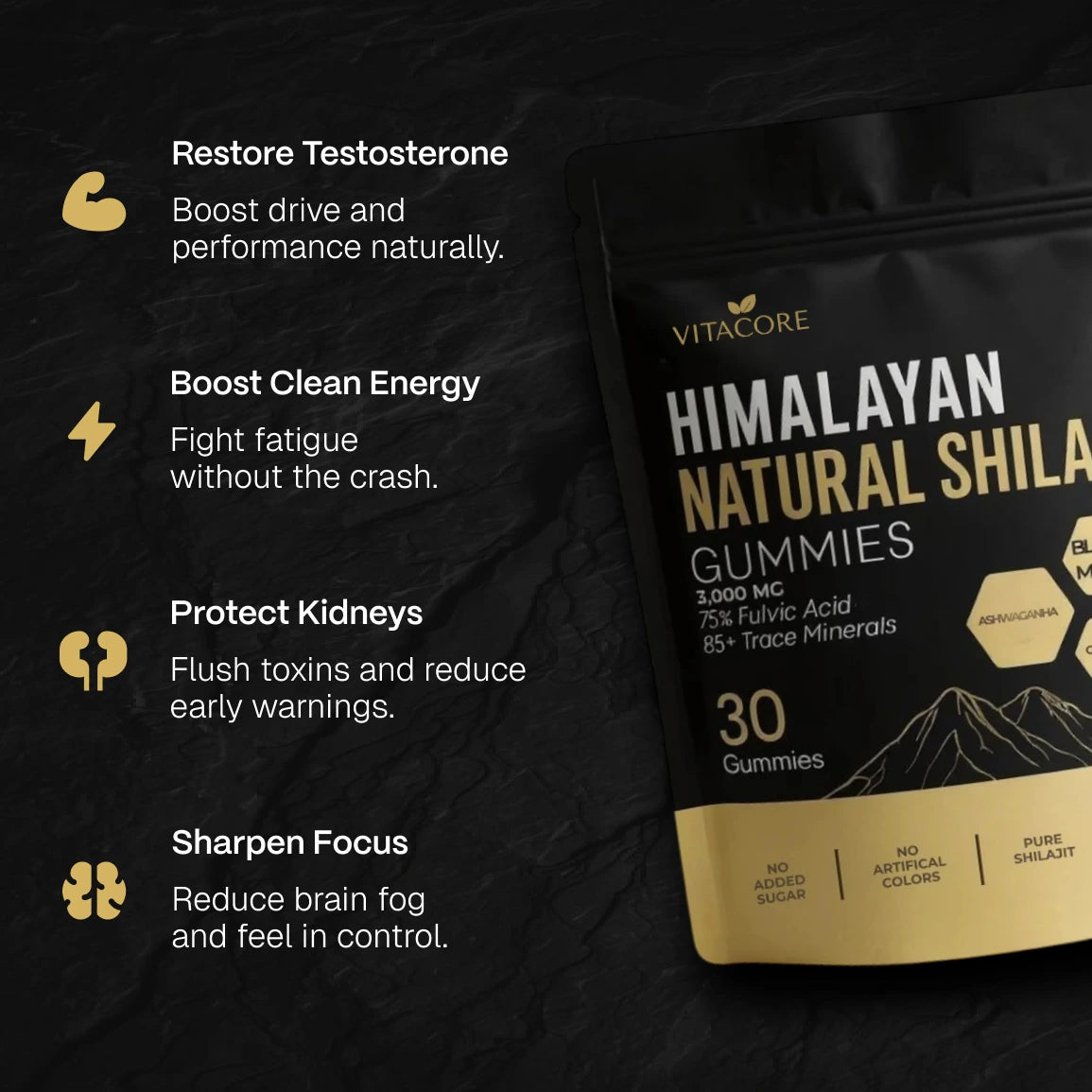 Kidney Support Shilajit Gummies